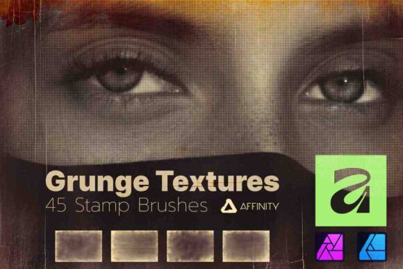 Affinity Brushes | Grunge Texture Stamps
