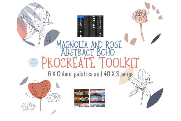 Boho Abstract Procreate Brushes Toolkit: Your Digital Art Companion