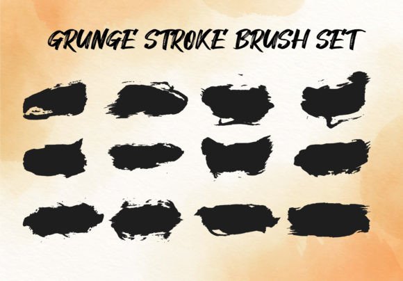 Bring Authentic Texture to Your Work with Hand Drawn Grunge Stroke Brushes
