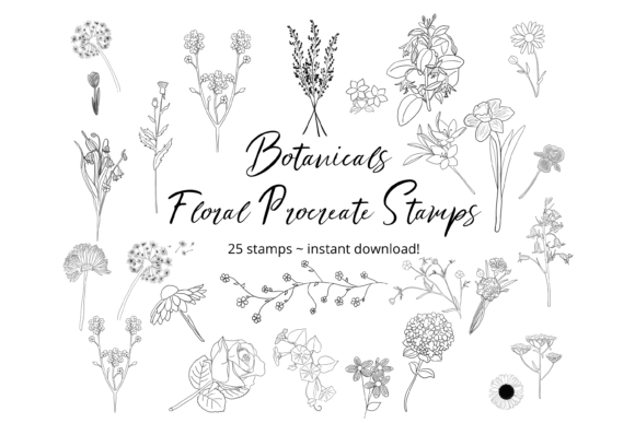 Floral Procreate Stamp Brushes: A Botanical Toolkit for Modern Creatives