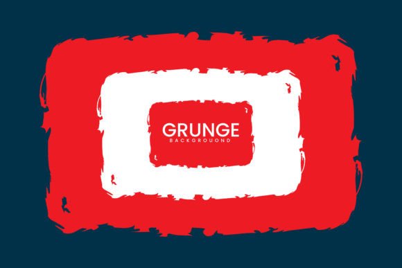 Grunge Badge Brush Hand Drawn Red Black: A Designer's Deep Dive
