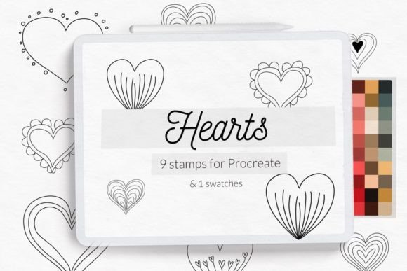Hearts Stamp Brushes Procreate: A Creative Toolkit for Digital Crafters