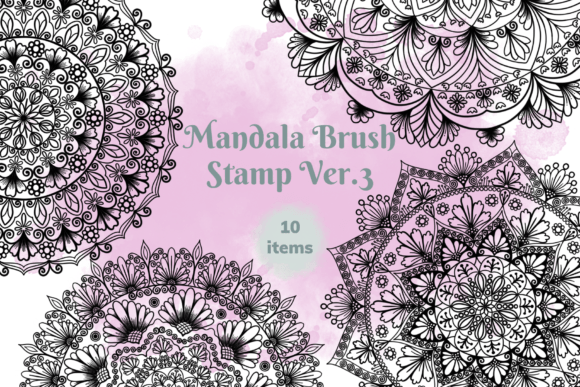 Mandala Brush Stamp Ver. 3: Streamline Your Digital Art Workflow