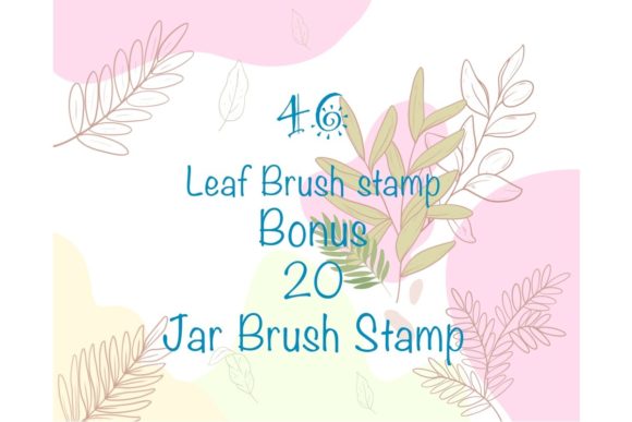 Procreate Brush Stamp Leaf and Bottles: Your Go-To Organic Design Kit