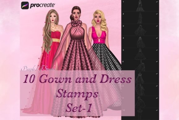 Streamlining Fashion Illustration with Procreate Stamps